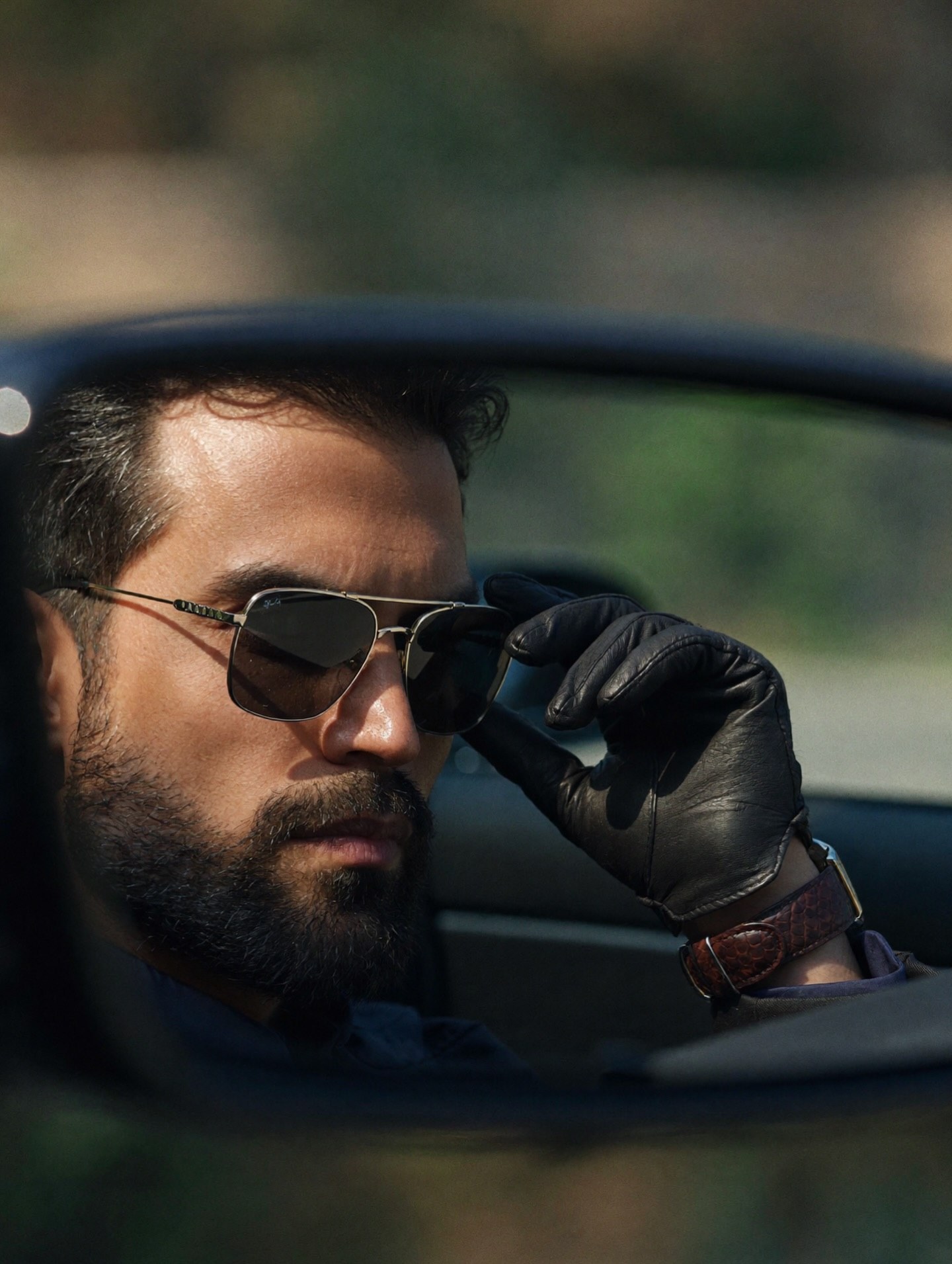Saman Parham automotive editorial portrait